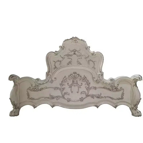 91" Queen Bed Dresden Traditional Carved Design & Claw Feet - Acme Furniture