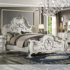 91" Queen Bed Dresden Traditional Carved Design & Claw Feet - Acme Furniture