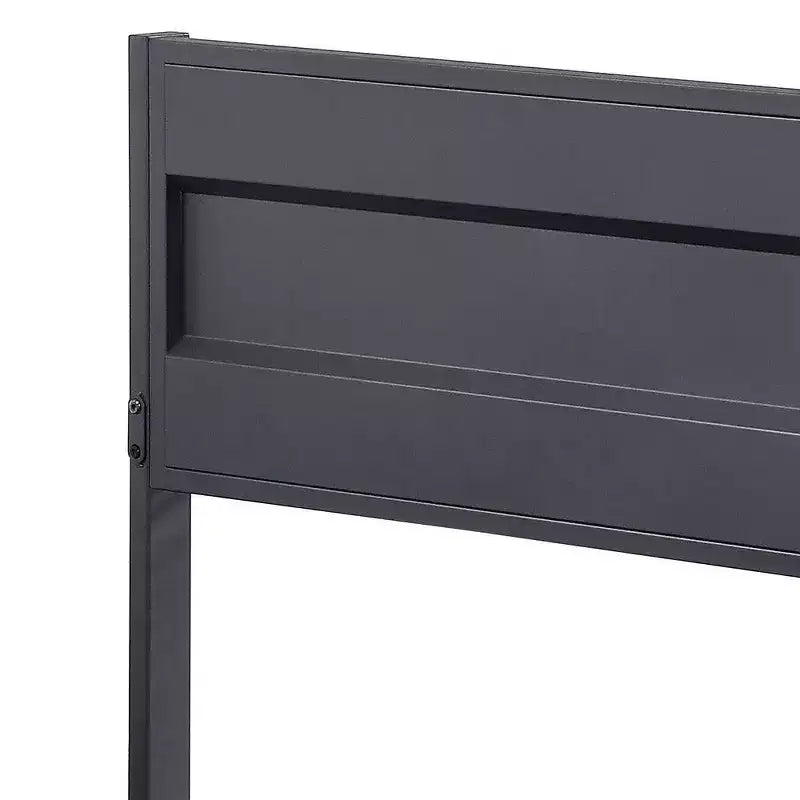Cargo 79" Letto matrimoniale Gunmetal - Acme Furniture: Mobili contemporanei in metallo per camerette, non è richiesto il boxspring