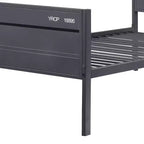 Cargo 79" Letto matrimoniale Gunmetal - Acme Furniture: Mobili contemporanei in metallo per camerette, non è richiesto il boxspring