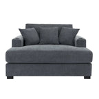 Chaise longue oversize a tre misure con cuscini