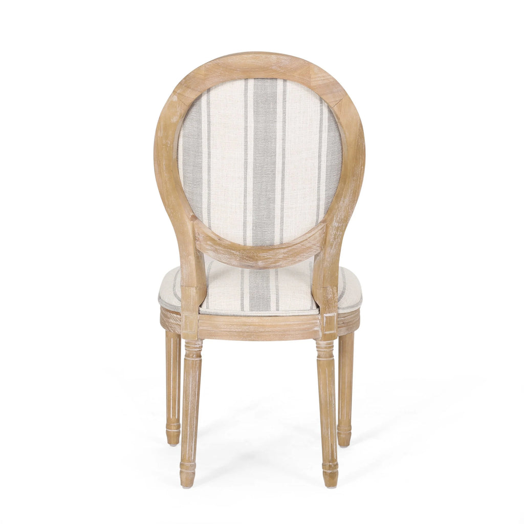 Sedie da pranzo in tessuto stile francese - NH419413
