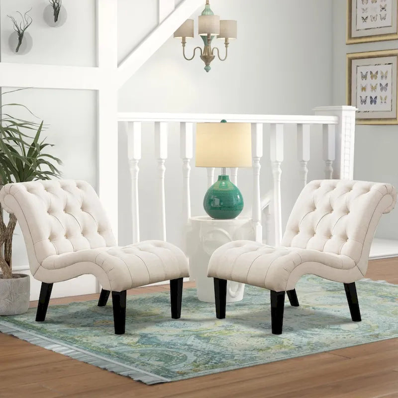 Set di 2 Poltrone Accent, Poltroncine da Soggiorno