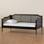 Ogden Mid-Century Modern Synthetic Rattan Daybed-Twin