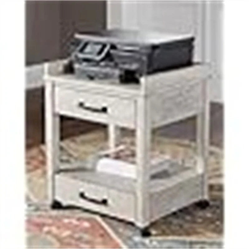Industrial Office Printer Stand with Storage - 24 D x 22 W x 23 H