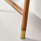 72"x24" Wood Floor Mirror with Brass Feet - Hearth & Hand™ with Magnolia