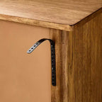 Contemporary Wooden 6 Drawer Horizontal Dresser Aged Oak - Hearth & Hand™ with Magnolia