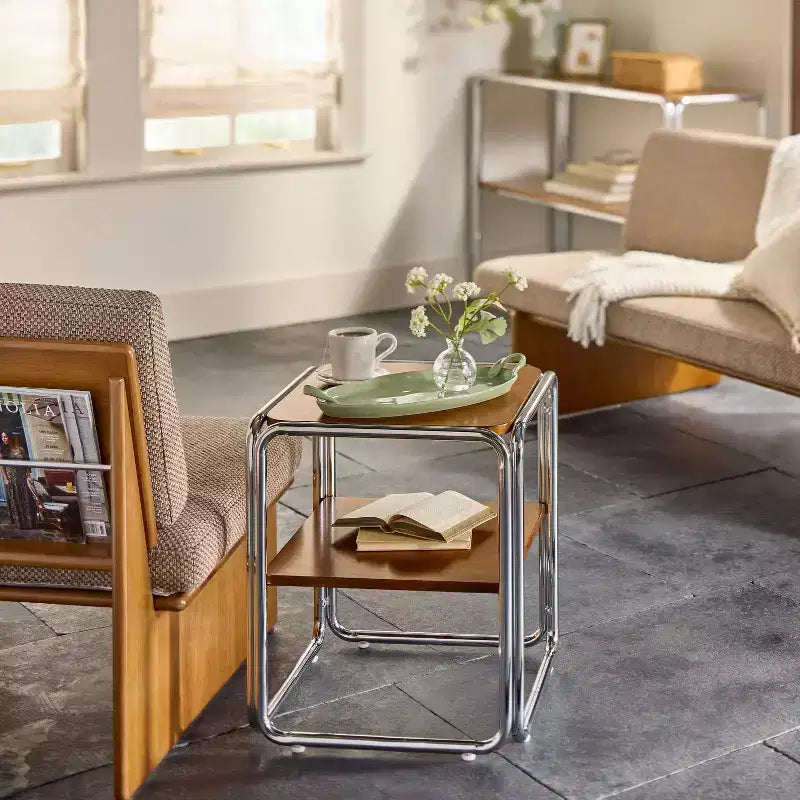 Accent Table with Chrome Frame - Hearth & Hand™ with Magnolia