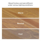 Sedia da pranzo moderna in legno massello Plank and Beam