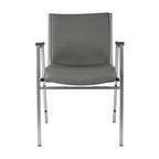 Sedia impilabile per carichi pesanti con braccioli - 21P x 21L x 31A