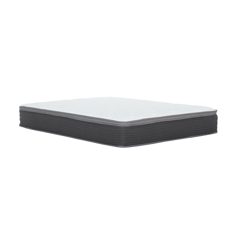Materasso Ibrido in Memory Foam a Molle Insacchettate Equilibria da 8 pollici di media rigidità consegnato in scatola