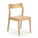 Sedia da pranzo moderna in legno massello Plank and Beam