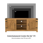 Mobile TV Middlebrook Firebranch da 58 pollici con ante scorrevoli in stile fienile
