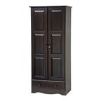 Armadio flessibile Palace Imports 100% in legno massello con maniglie in metallo o in legno