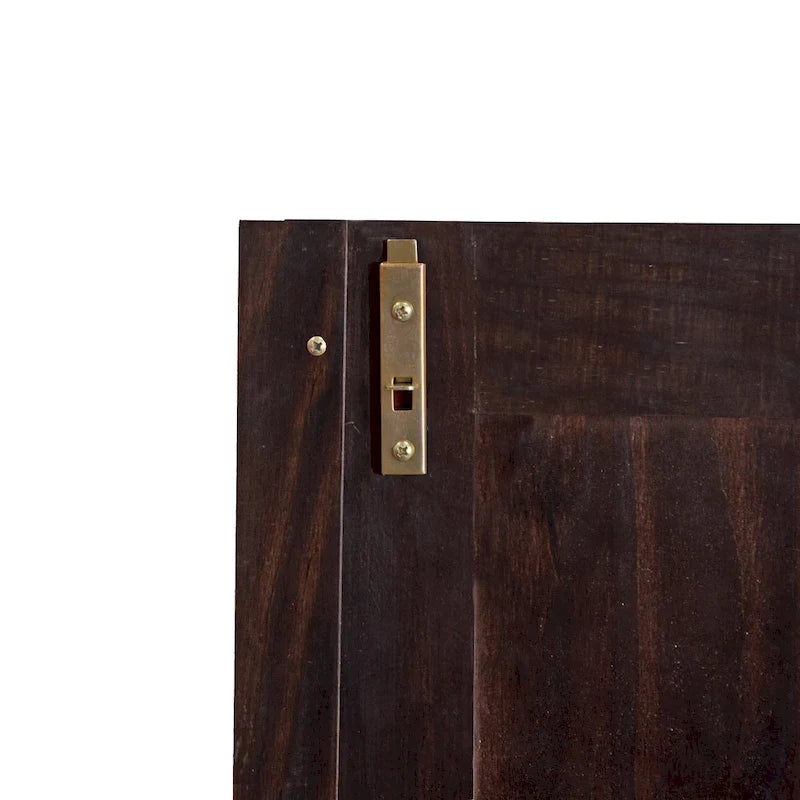 Armadio flessibile Palace Imports 100% in legno massello con maniglie in metallo o in legno