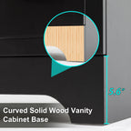 Mobile bagno 30/36/48 Wavy Line con lavabo e rubinetto