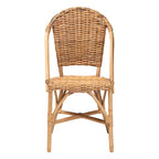 Neola Modern Bohemian Natural Rattan Dining Chair