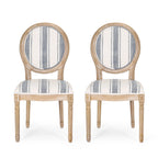 Sedie da pranzo in tessuto stile francese - NH419413