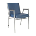 Sedia impilabile per carichi pesanti con braccioli - 21P x 21L x 31A