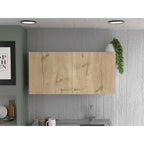 TUHOME Napoles Double Door Wall-Mounted Storage Cabinet - N/A