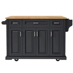 54 - Grande isola cucina con anta a ribalta in legno di gomma, carrello da cucina scorrevole con texture in rilievo su 4 ruote con 4 ante e 3 cassetti