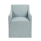 Madison Park Charlotte Dining Arm Chair with Casters