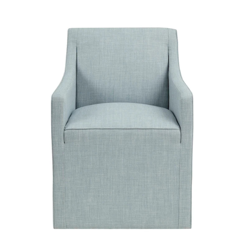 Madison Park Charlotte Dining Arm Chair with Casters