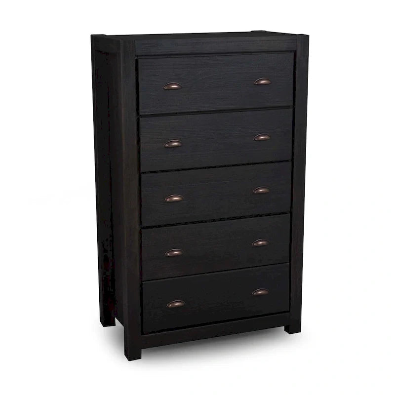 Grain Wood Furniture Montauk 5-drawer Solid Wood Chest