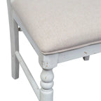Sedia laterale Whitney Antique Linen Slat Back (Set di 2)