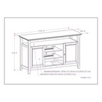 Halifax TV Stand for TVs up to 60 - WyndenHall