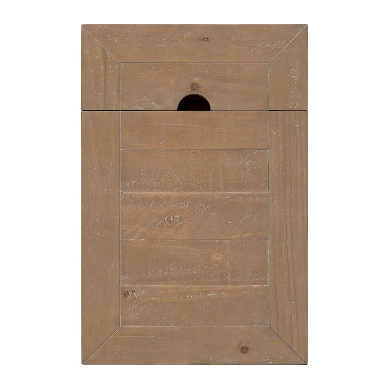 Tavolino da divano/poltrona Monterey in legno massiccio con prese di corrente nascoste