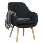 Convenience Concepts Take a Seat Charlotte Wingback Upholstered Accent Armchair