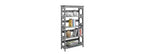 60 Omega 5 Tier Bookcase - Breighton Home
