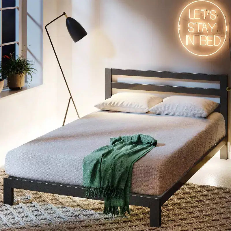 10 Arnav Modern Studio Platform 2000H Struttura letto in metallo - Zinus