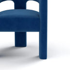 SEYNAR Sedia da Pranzo Moderna Glamour Rivestita in Velluto, Set di 6 Sedie Accent con Schienale Aperto