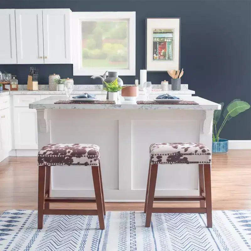 Walt Backless Counter Height Barstool - Linon