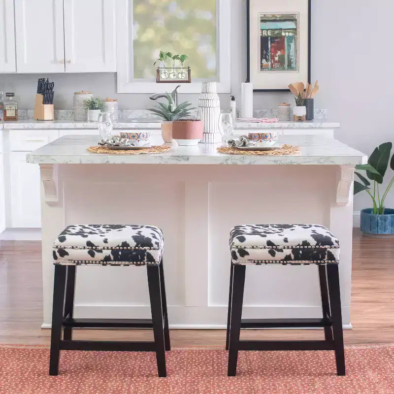 Walt Backless Counter Height Barstool - Linon