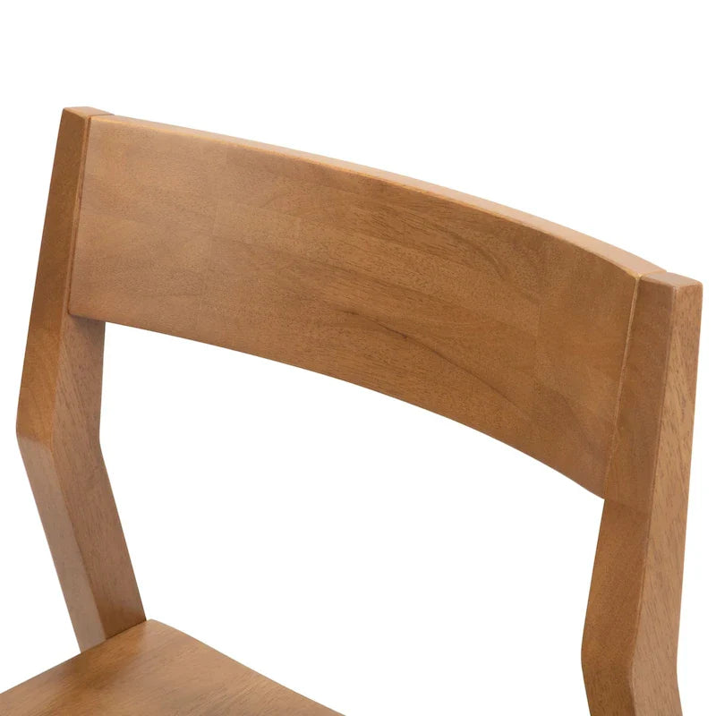 Sedia da pranzo moderna in legno massello Plank and Beam