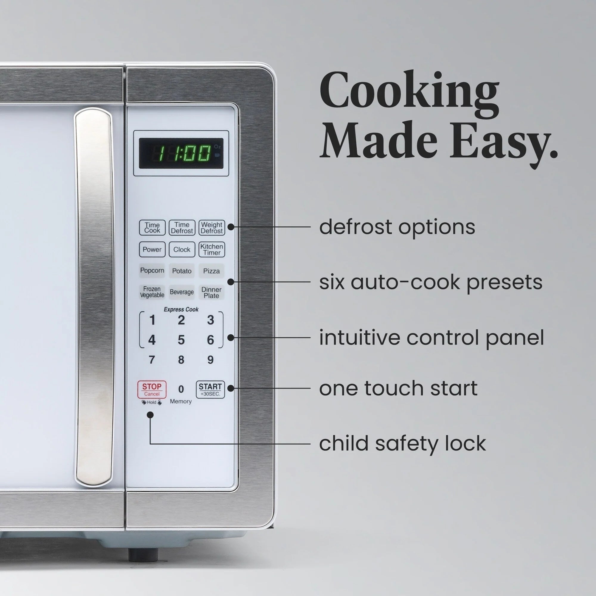 Forno a microonde Farberware Classic da 1,1 piedi cubi e 1000 watt