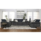Roundhill Furniture Nason Wide Wale Corduroy Sofa, Loveseat, and Cuddle Chair Set
