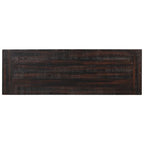Wood Console Table with 3 Storage Drawers and 2 Shelves