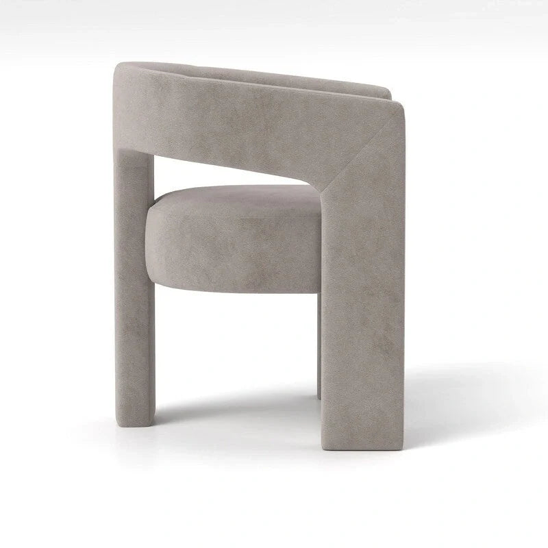 SEYNAR Sedia da Pranzo Moderna Glamour Rivestita in Velluto, Set di 6 Sedie Accent con Schienale Aperto
