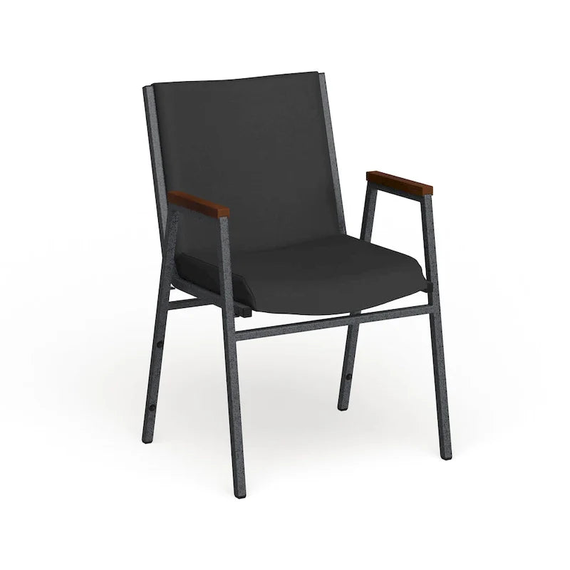 Sedia impilabile per carichi pesanti con braccioli - 21P x 21L x 31A