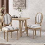 Sedie da pranzo in tessuto stile francese - NH419413