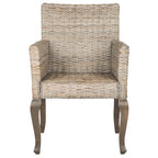 SAFAVIEH Alearda Sedia da Pranzo Naturale (Set di 2) - 23 x 24.4 x 34 - 23Lx24Px34H