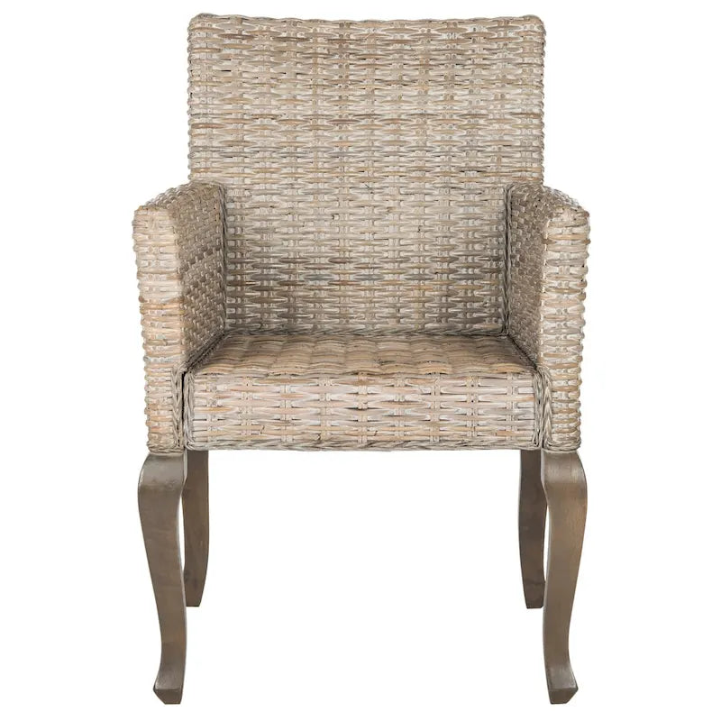 SAFAVIEH Alearda Sedia da Pranzo Naturale (Set di 2) - 23 x 24.4 x 34 - 23Lx24Px34H