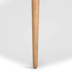 Poly & Bark Enzo Dining Chair - Solid Oak Wood