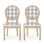 Sedie da pranzo in tessuto stile francese - NH419413