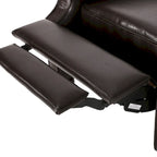Walter Brown Bonded Leather Recliner Club Chair by Christopher Knight Home