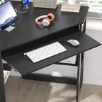 Scrivania ad angolo Scrivania piccola con prese Tavolo ad angolo per piccoli spazi, Scrivania per computer con porte USB Scrivania triangolare con contenitore